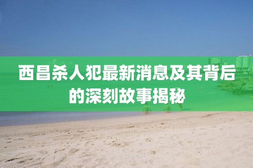 西昌杀人犯最新消息及其背后的深刻故事揭秘