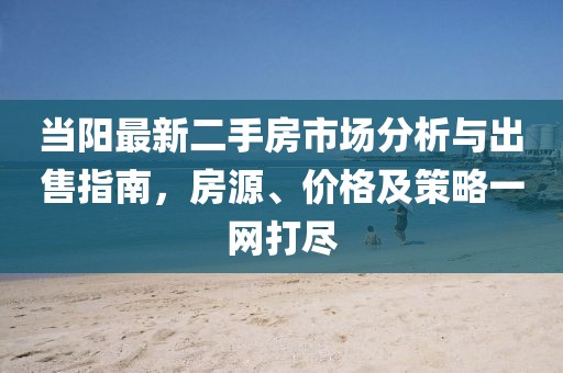 当阳最新二手房市场分析与出售指南，房源、价格及策略一网打尽
