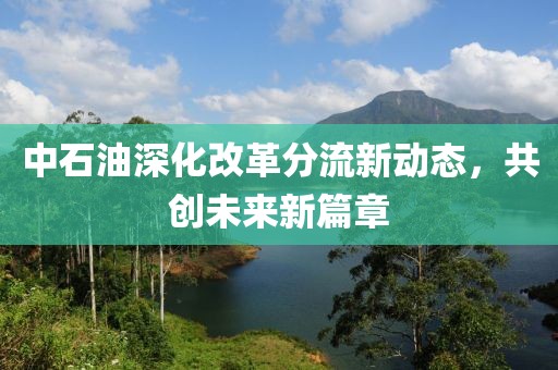 中石油深化改革分流新动态，共创未来新篇章