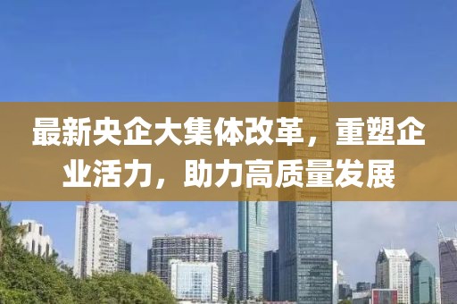 最新央企大集体改革，重塑企业活力，助力高质量发展