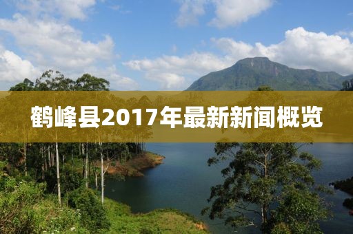 鹤峰县2017年最新新闻概览