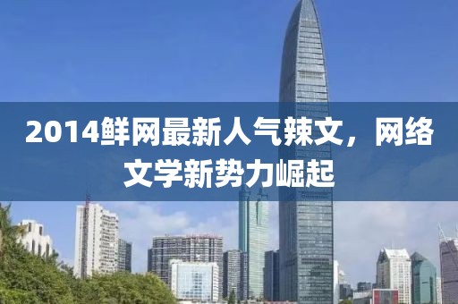 2014鲜网最新人气辣文，网络文学新势力崛起