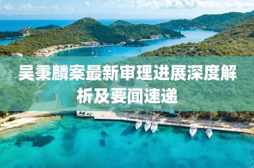 吴秉麟案最新审理进展深度解析及要闻速递