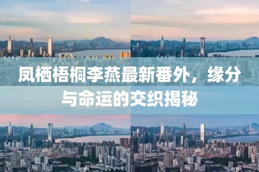 凤栖梧桐李燕最新番外，缘分与命运的交织揭秘