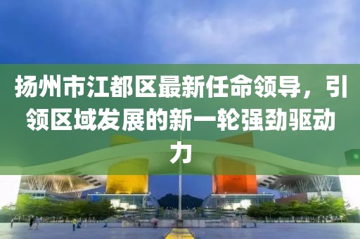 扬州市江都区最新任命领导，引领区域发展的新一轮强劲驱动力