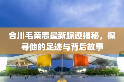 合川毛荣志最新踪迹揭秘，探寻他的足迹与背后故事