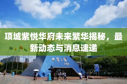 项城紫悦华府未来繁华揭秘，最新动态与消息速递