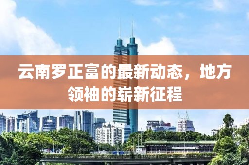 云南罗正富的最新动态，地方领袖的崭新征程
