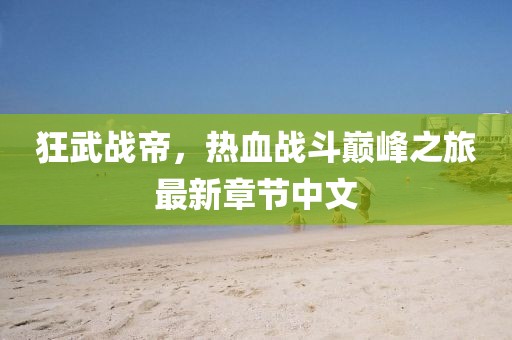 狂武战帝，热血战斗巅峰之旅最新章节中文