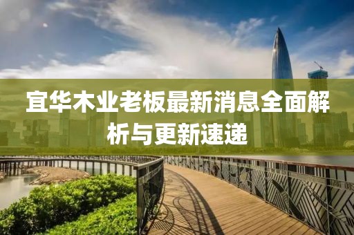 宜华木业老板最新消息全面解析与更新速递