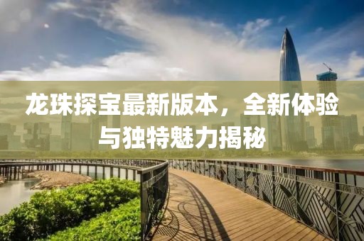 龙珠探宝最新版本，全新体验与独特魅力揭秘