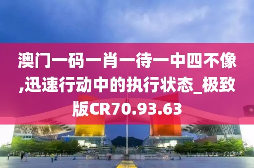 澳门一码一肖一待一中四不像,迅速行动中的执行状态_极致版CR70.93.63
