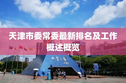 天津市委常委最新排名及工作概述概览