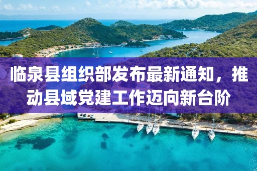 临泉县组织部发布最新通知，推动县域党建工作迈向新台阶