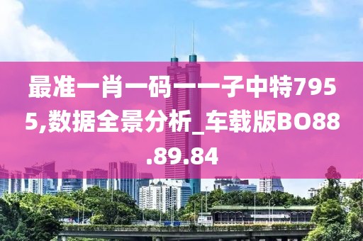 最准一肖一码一一子中特7955,数据全景分析_车载版BO88.89.84