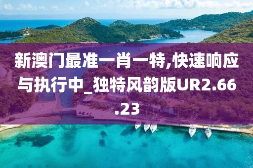 新澳门最准一肖一特,快速响应与执行中_独特风韵版UR2.66.23