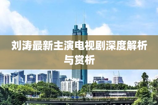 刘涛最新主演电视剧深度解析与赏析