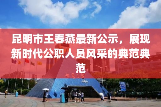 昆明市王春燕最新公示，展现新时代公职人员风采的典范典范