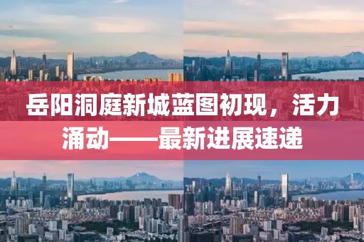 岳阳洞庭新城蓝图初现，活力涌动——最新进展速递