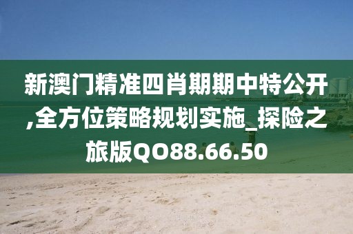 新澳门精准四肖期期中特公开,全方位策略规划实施_探险之旅版QO88.66.50