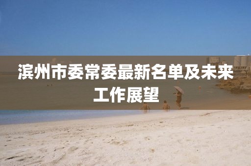 滨州市委常委最新名单及未来工作展望