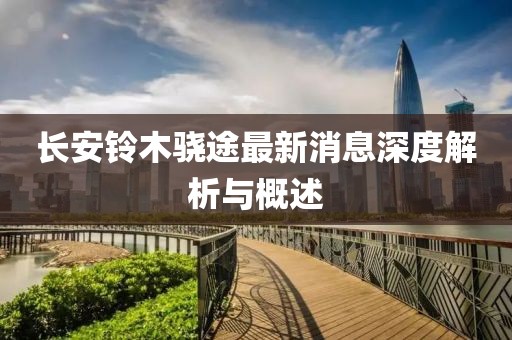 长安铃木骁途最新消息深度解析与概述