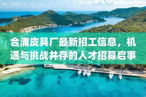 合浦皮具厂最新招工信息，机遇与挑战并存的人才招募启事