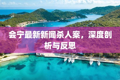 会宁最新新闻杀人案，深度剖析与反思