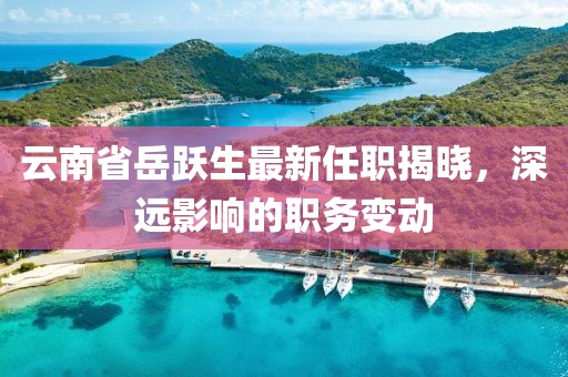 云南省岳跃生最新任职揭晓，深远影响的职务变动