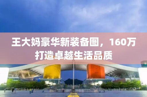 王大妈豪华新装备图，160万打造卓越生活品质