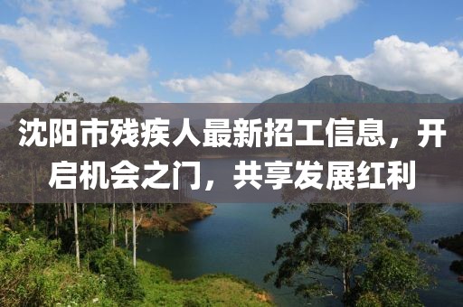 沈阳市残疾人最新招工信息，开启机会之门，共享发展红利