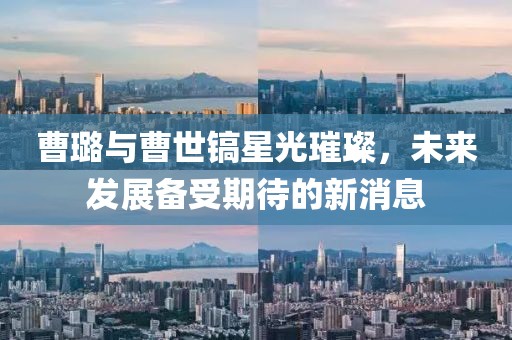 曹璐与曹世镐星光璀璨，未来发展备受期待的新消息