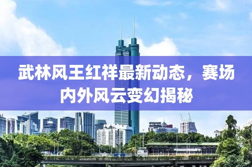 武林风王红祥最新动态，赛场内外风云变幻揭秘