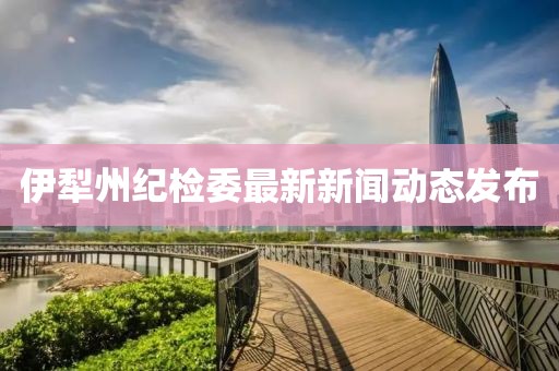 伊犁州纪检委最新新闻动态发布