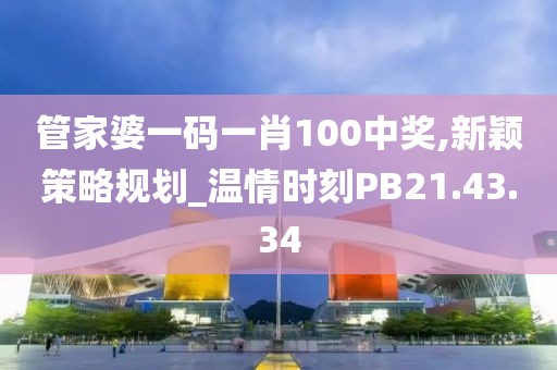 管家婆一码一肖100中奖,新颖策略规划_温情时刻PB21.43.34