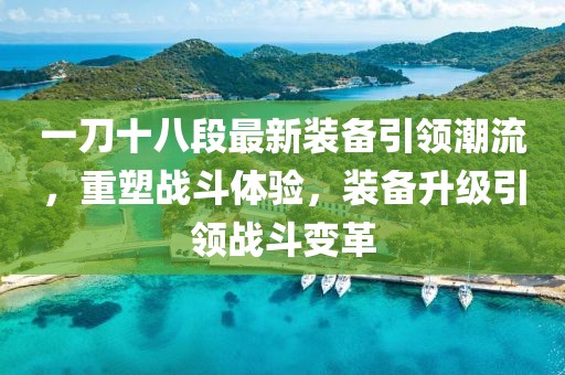 一刀十八段最新装备引领潮流，重塑战斗体验，装备升级引领战斗变革