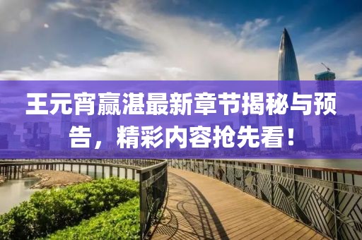 王元宵赢湛最新章节揭秘与预告，精彩内容抢先看！