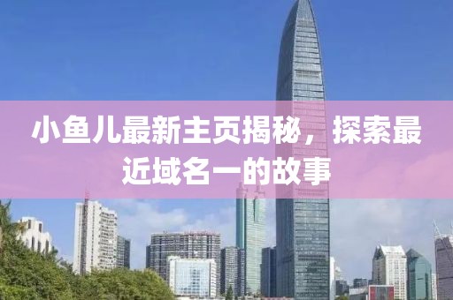 小鱼儿最新主页揭秘，探索最近域名一的故事