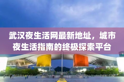 武汉夜生活网最新地址，城市夜生活指南的终极探索平台
