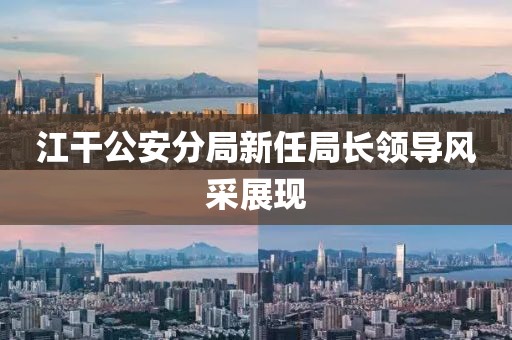 江干公安分局新任局长领导风采展现