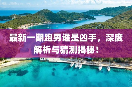 最新一期跑男谁是凶手，深度解析与猜测揭秘！