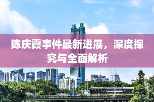 陈庆霞事件最新进展，深度探究与全面解析