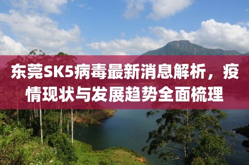 东莞SK5病毒最新消息解析，疫情现状与发展趋势全面梳理