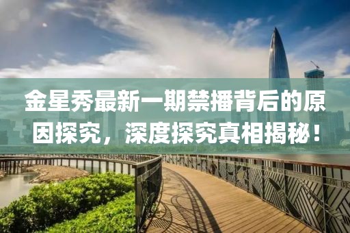 金星秀最新一期禁播背后的原因探究，深度探究真相揭秘！