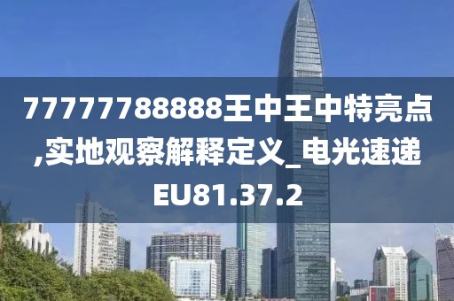 77777788888王中王中特亮点,实地观察解释定义_电光速递EU81.37.2