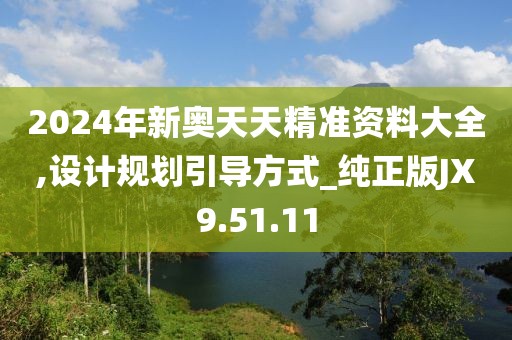 2024年新奥天天精准资料大全,设计规划引导方式_纯正版JX9.51.11