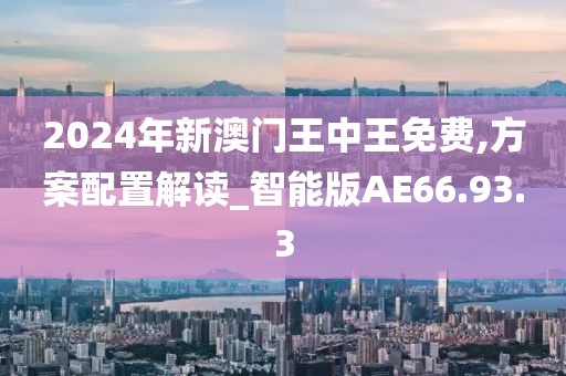 2024年新澳门王中王免费,方案配置解读_智能版AE66.93.3