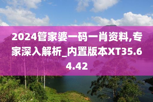 2024管家婆一码一肖资料,专家深入解析_内置版本XT35.64.42