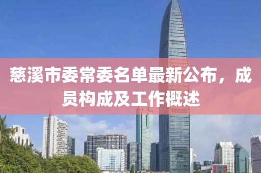 慈溪市委常委名单最新公布，成员构成及工作概述