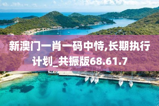 新澳门一肖一码中恃,长期执行计划_共振版68.61.7